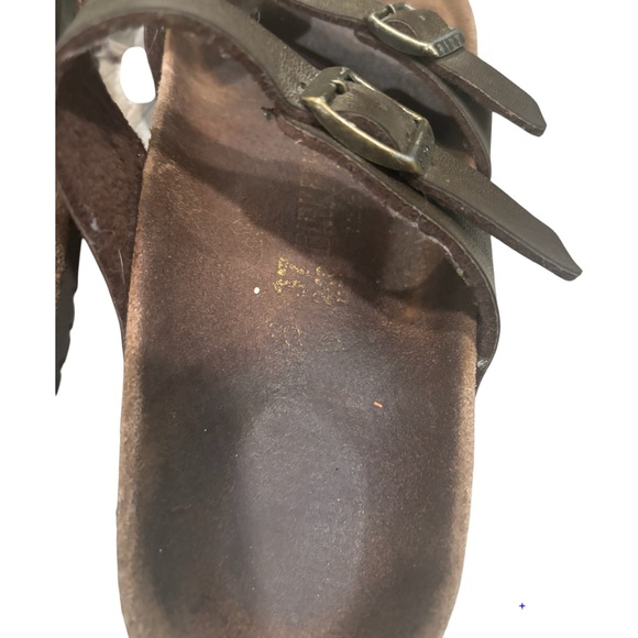 Birkenstock Women Mayari Toe Loop Sandal Bronze Birko Flor Size 37 6-6.5 - Picture 5 of 5